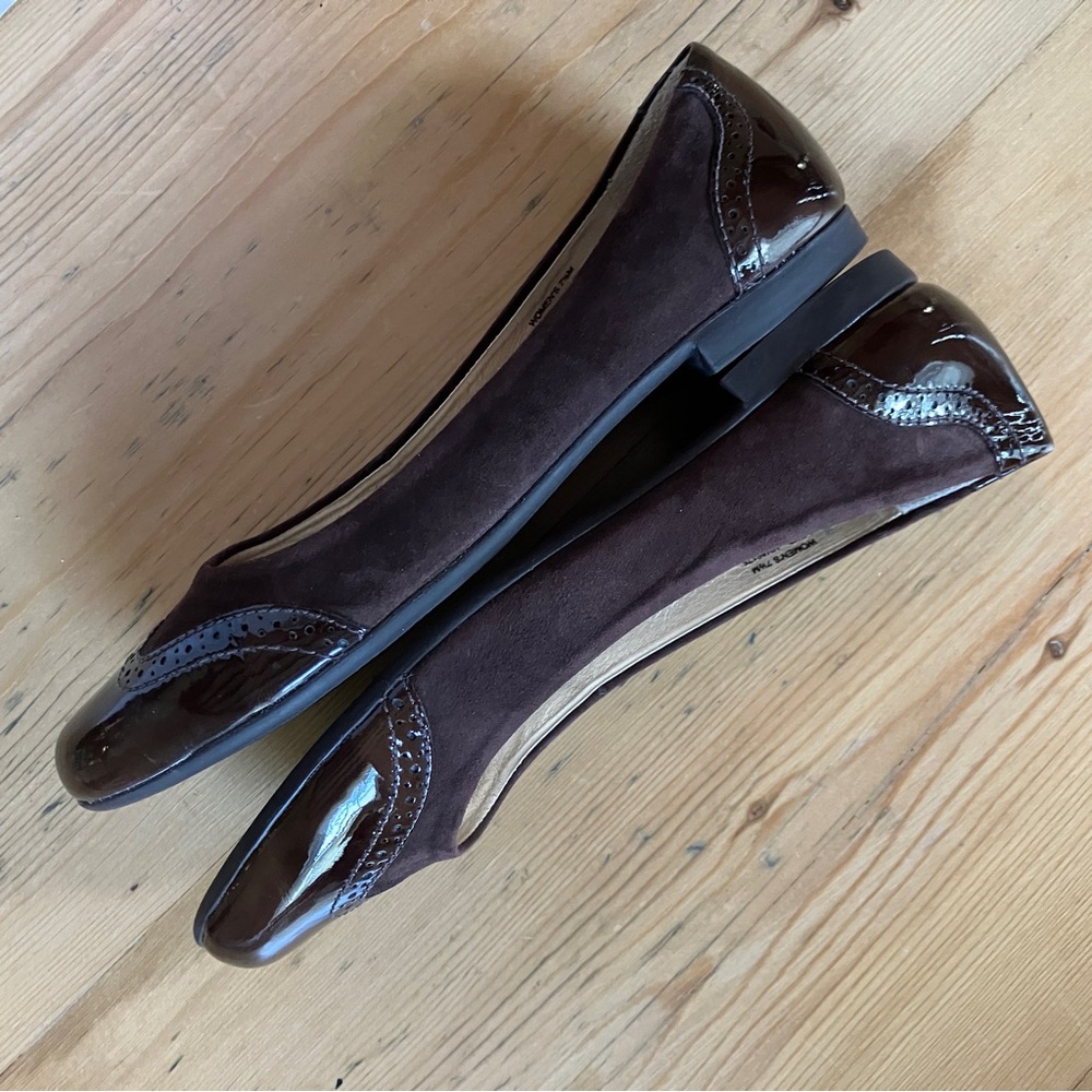 L.L. Bean Dark Brown Leather Flats - Picture 4 of 15